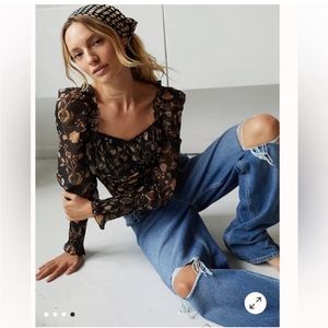 NWT FREE PEOPLE Brunch Date Bodysuit